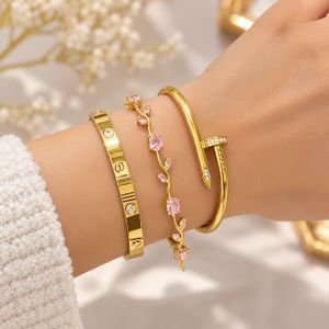 Pack of 3 Bracelets – Nail Cartier, Cartier & Tulip Bracelet Set