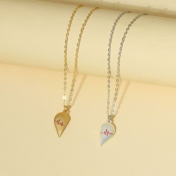 trendy-silver-and-gold-plated-magnetic-heart-pendant-necklaces-creative-heartbeat-heart-pendant-for-couples-lovers