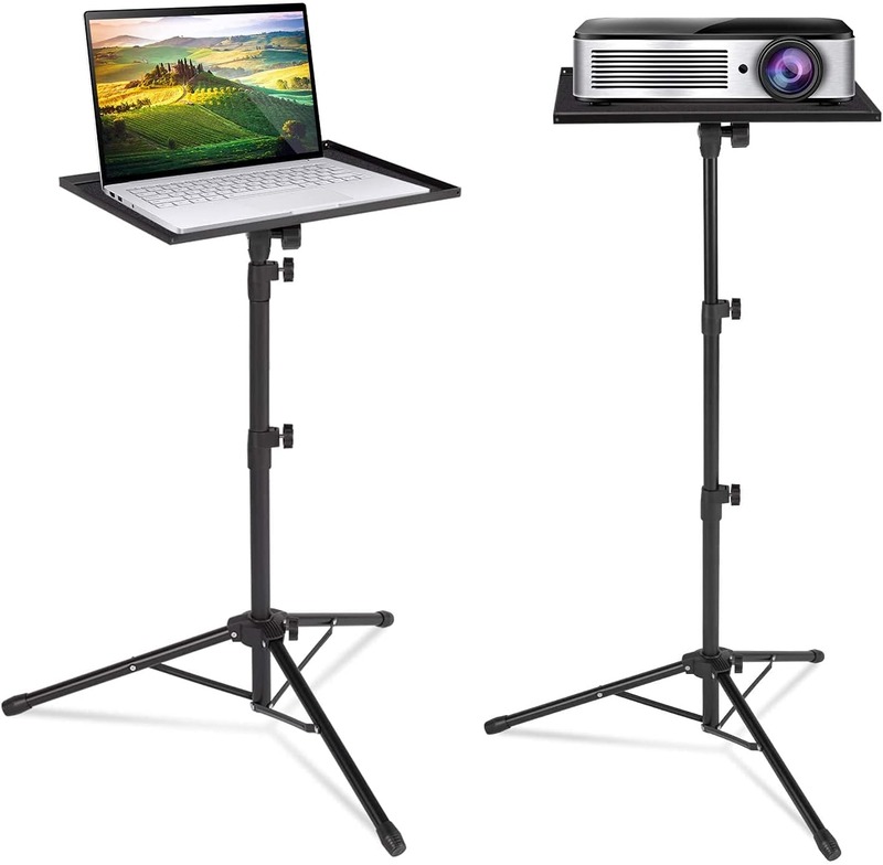 Portable Projector and Laptop Stand Tripod Table - 40- 120CM Hight