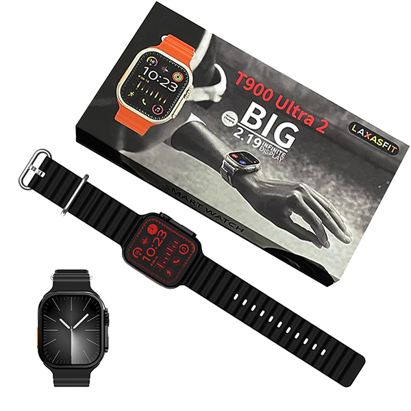 T900 Ultra 2 Smart Watch Black Color Series 9 Screen 2.19 Inch